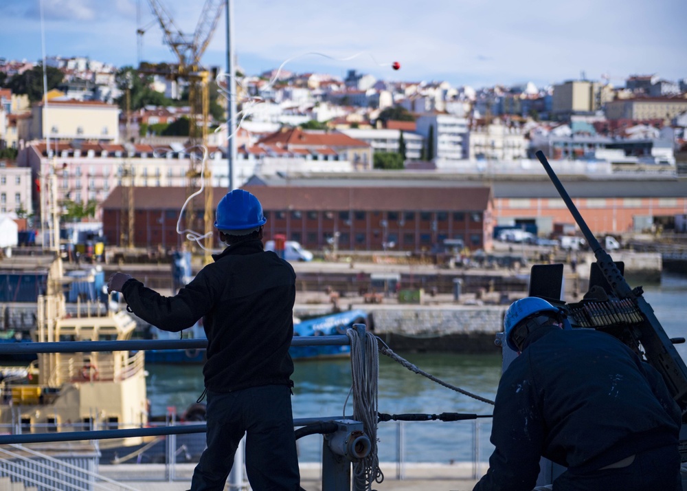 Carter Hall Reaches Lisbon, Portugal