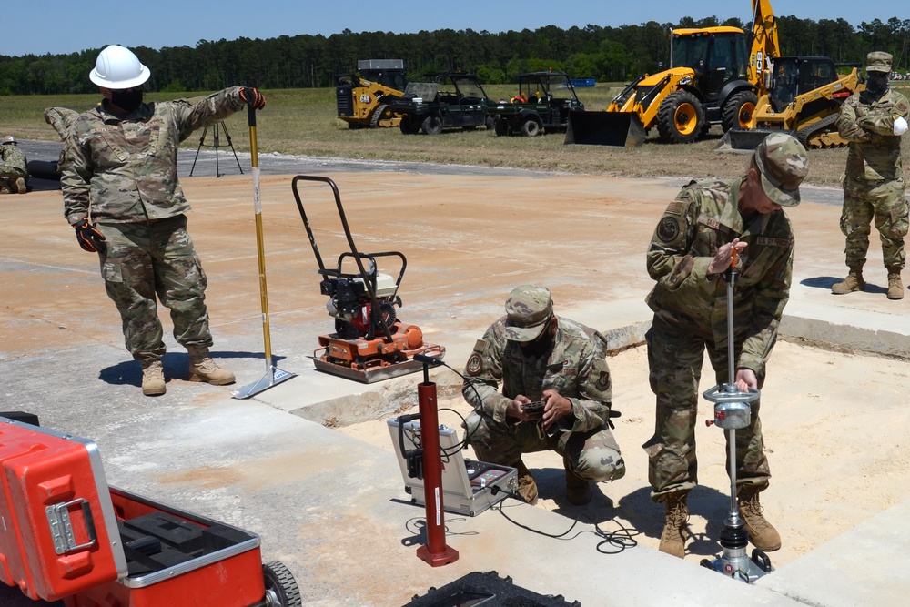 Swamp Fox engineers participate in joint capability airfield repair demonstration