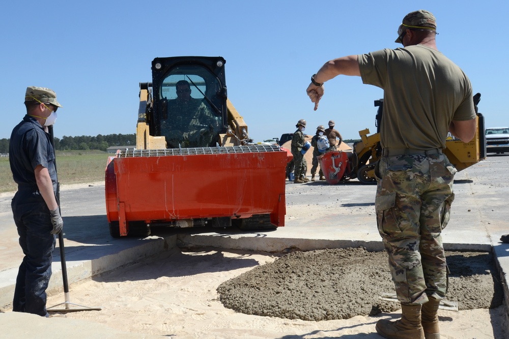 Swamp Fox engineers participate in joint capability airfield repair demonstration