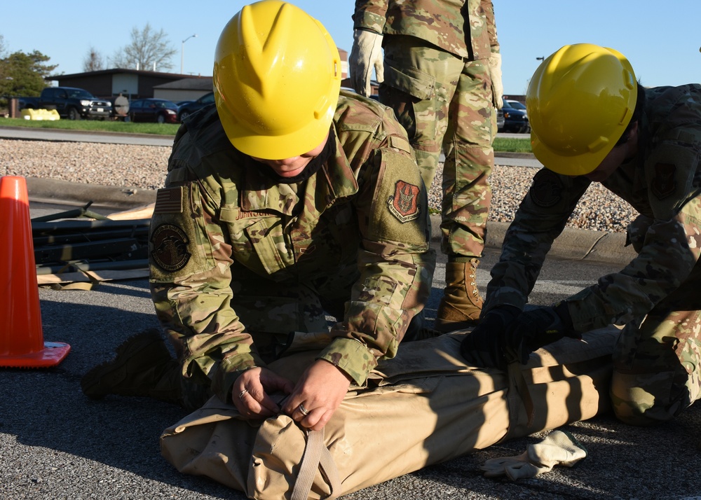 442d Force Support Squadron train for a deployed environment