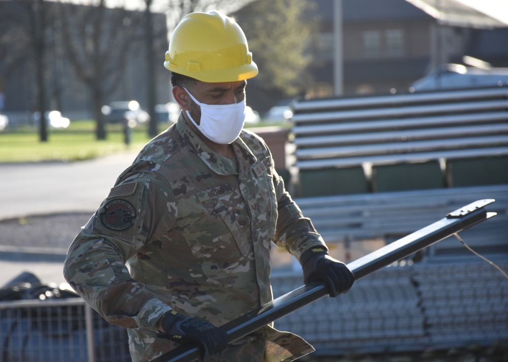 442d Force Support Squadron train for a deployed environment