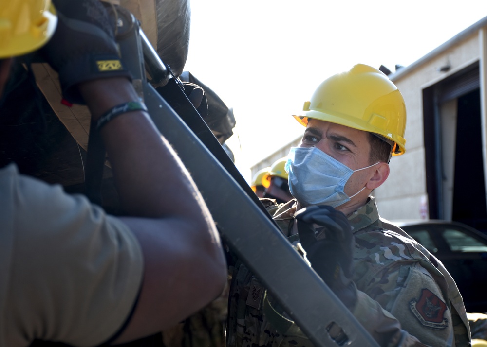 442d Force Support Squadron train for a deployed environment