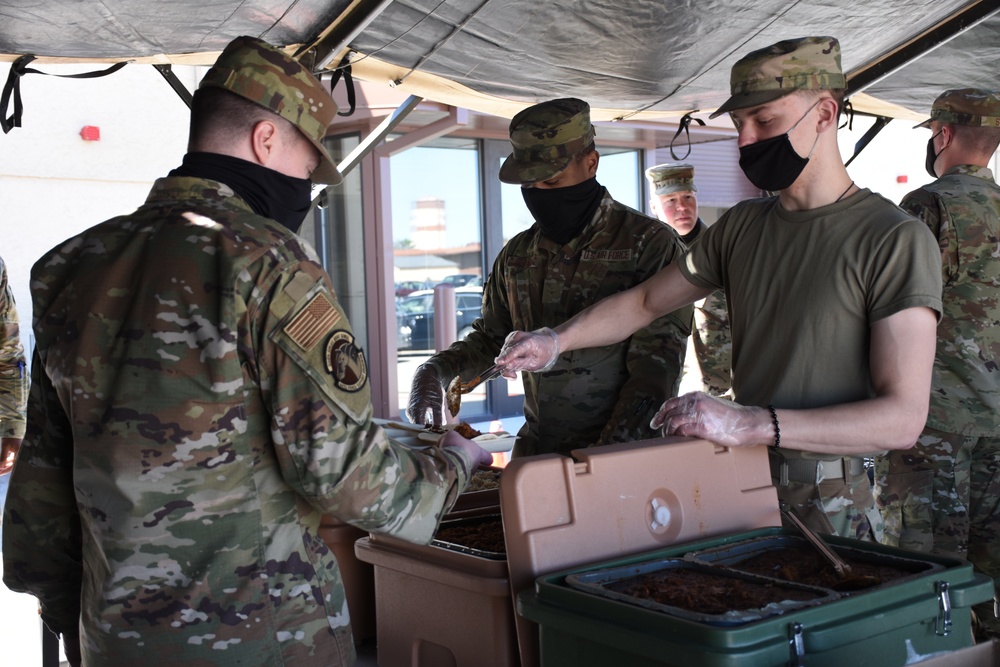 442d Force Support Squadron train for a deployed environment