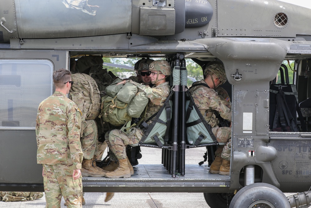 Paratroopers Conduct Cold Load Training for Exercise Swift Response 21
