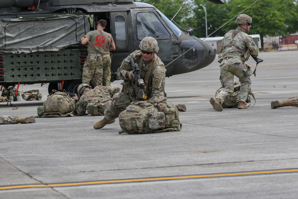 Paratroopers Conduct Cold Load Training for Exercise Swift Response 21