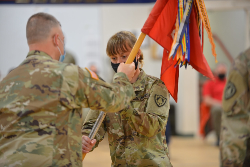 Bowdoin resident assumes command of combat engineer company