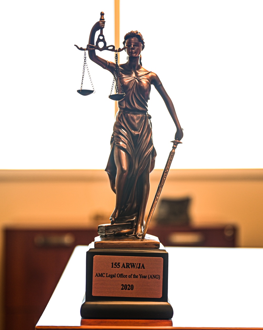 155th ARW JAG receives Legal Office of the Year award from AMC