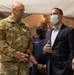 Congressman Brown visits service members assisting FEMA at the Greenbelt Metro CVC