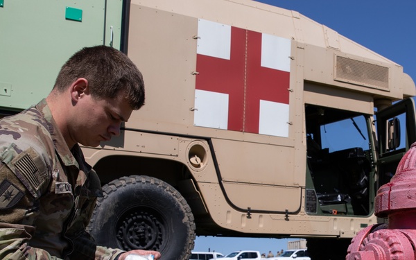 550th Medical Company Area Support conducts notional mass casualty emergency, Guardian Response 2021