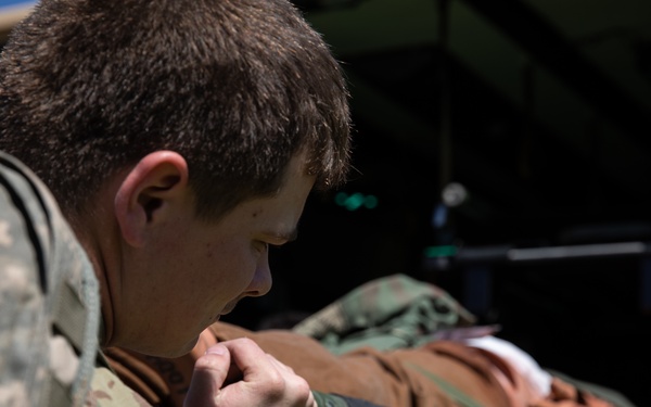 550th Medical Company Area Support conducts notional mass casualty emergency, Guardian Response 2021