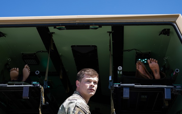 550th Medical Company Area Support conducts notional mass casualty emergency, Guardian Response 2021
