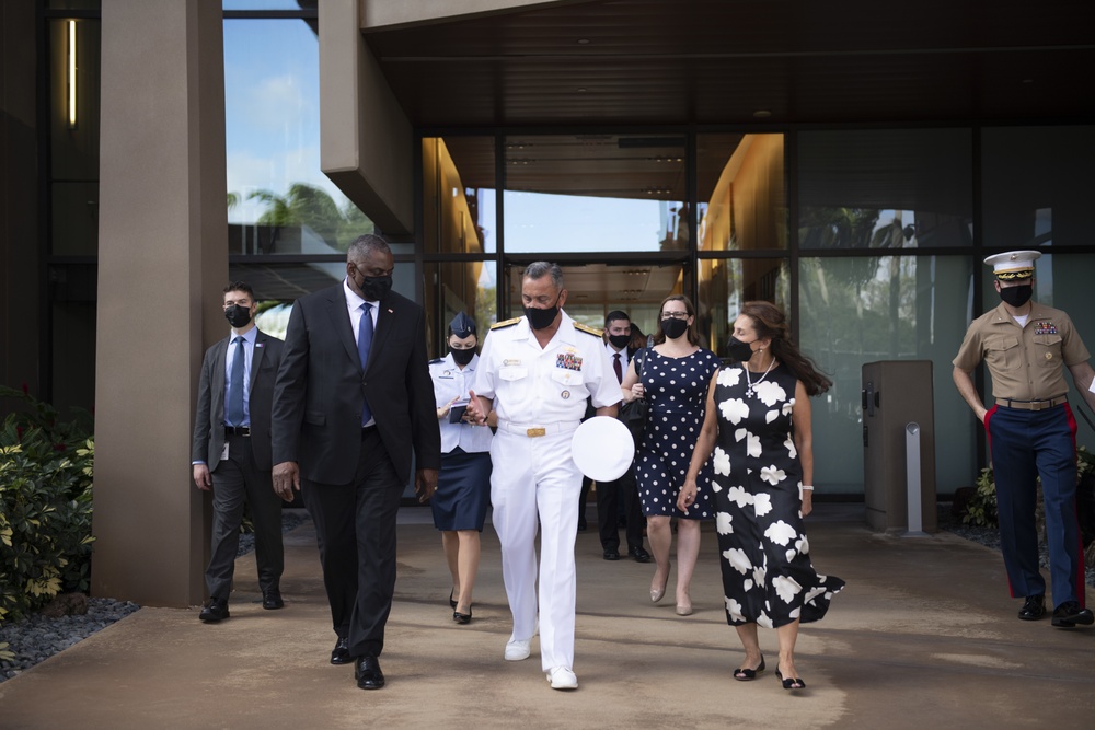 SecDef Austin visits DPAA