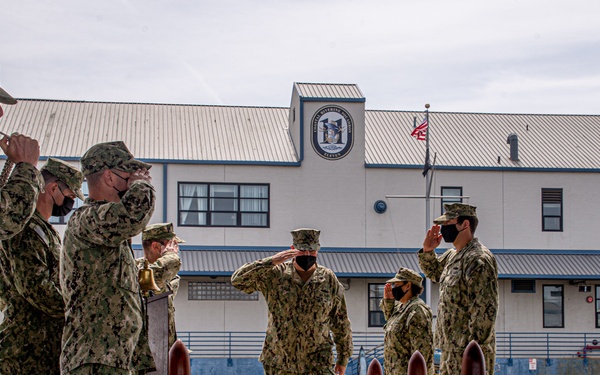 CAPT David P. Ziegler Promotion Ceremony held onboard NWS Seal Beach
