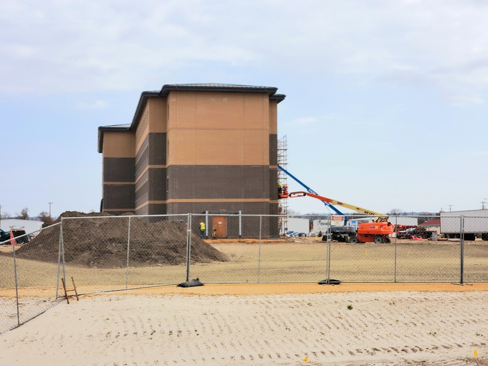 Construction of new, modern barracks building continues at Fort McCoy