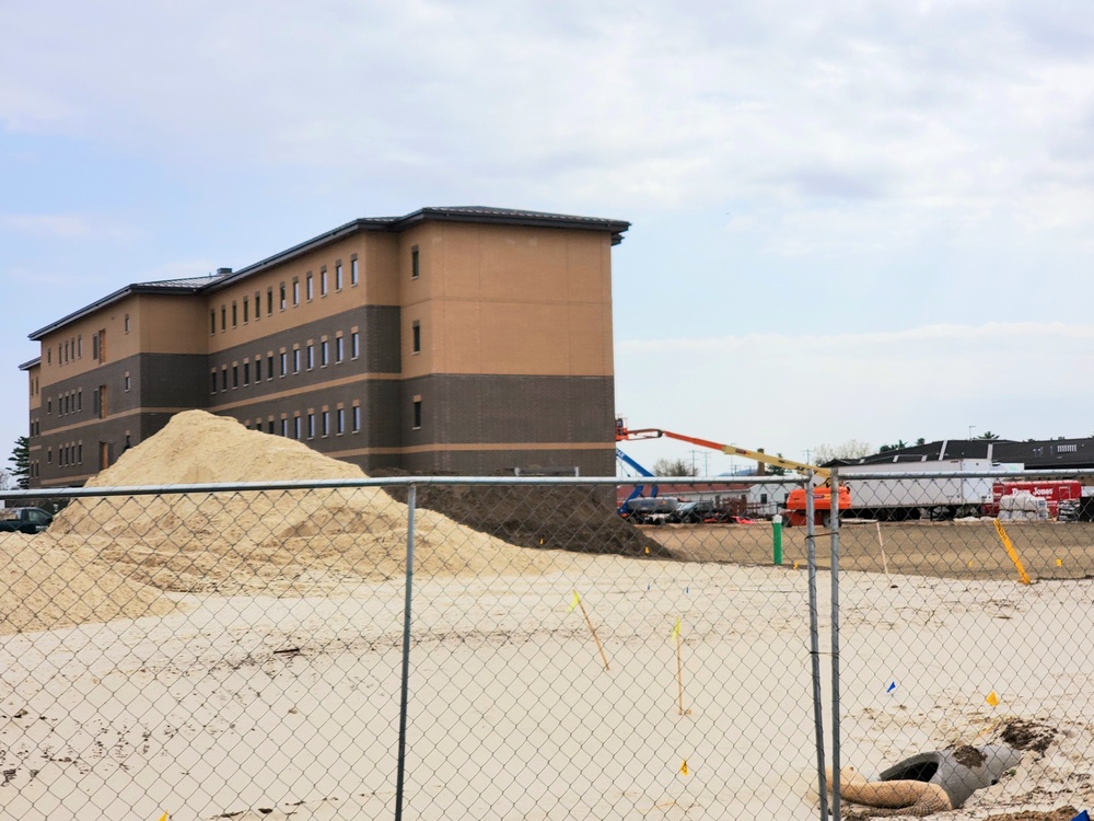 Construction of new, modern barracks building continues at Fort McCoy