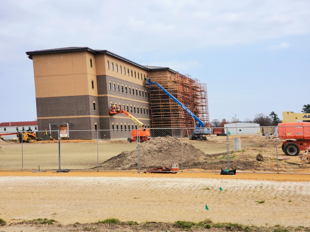 Construction of new, modern barracks building continues at Fort McCoy