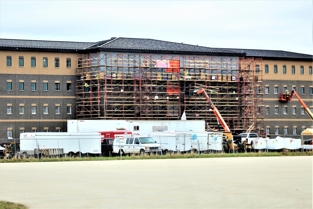 Construction of new, modern barracks building continues at Fort McCoy