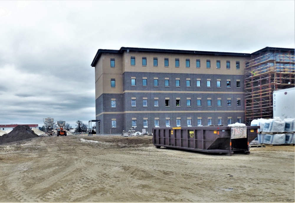 Construction of new, modern barracks building continues at Fort McCoy