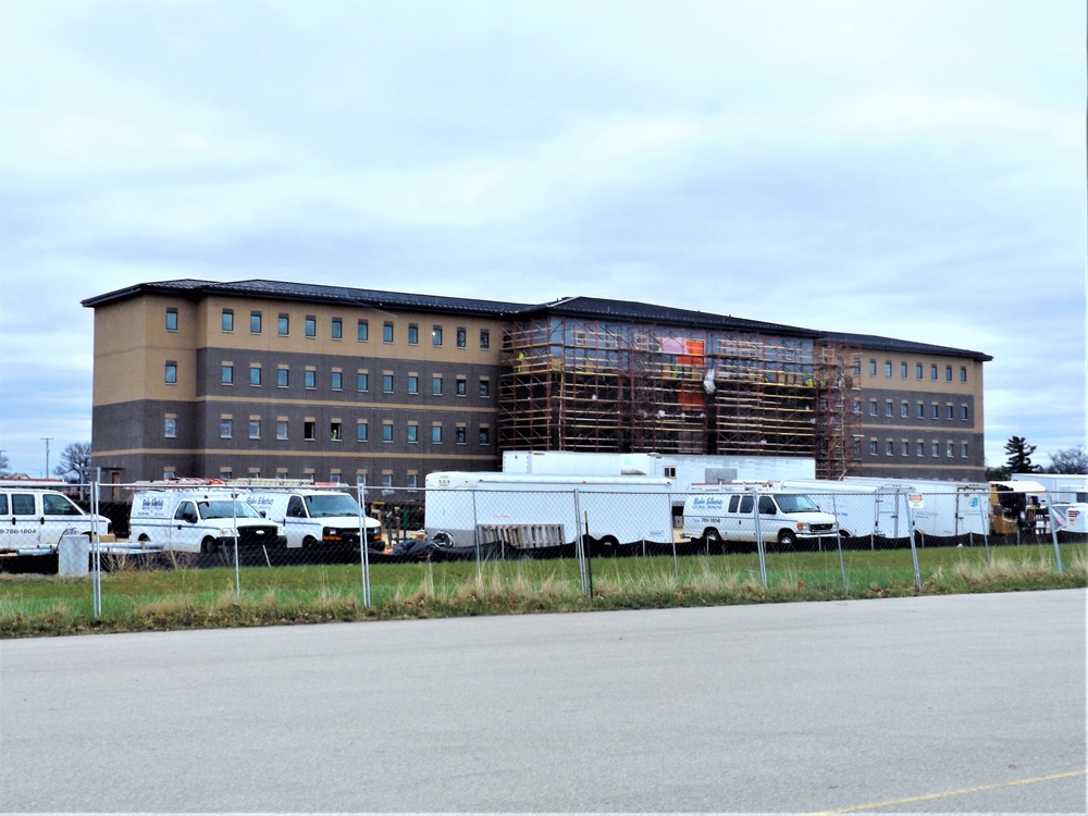 Construction of new, modern barracks building continues at Fort McCoy