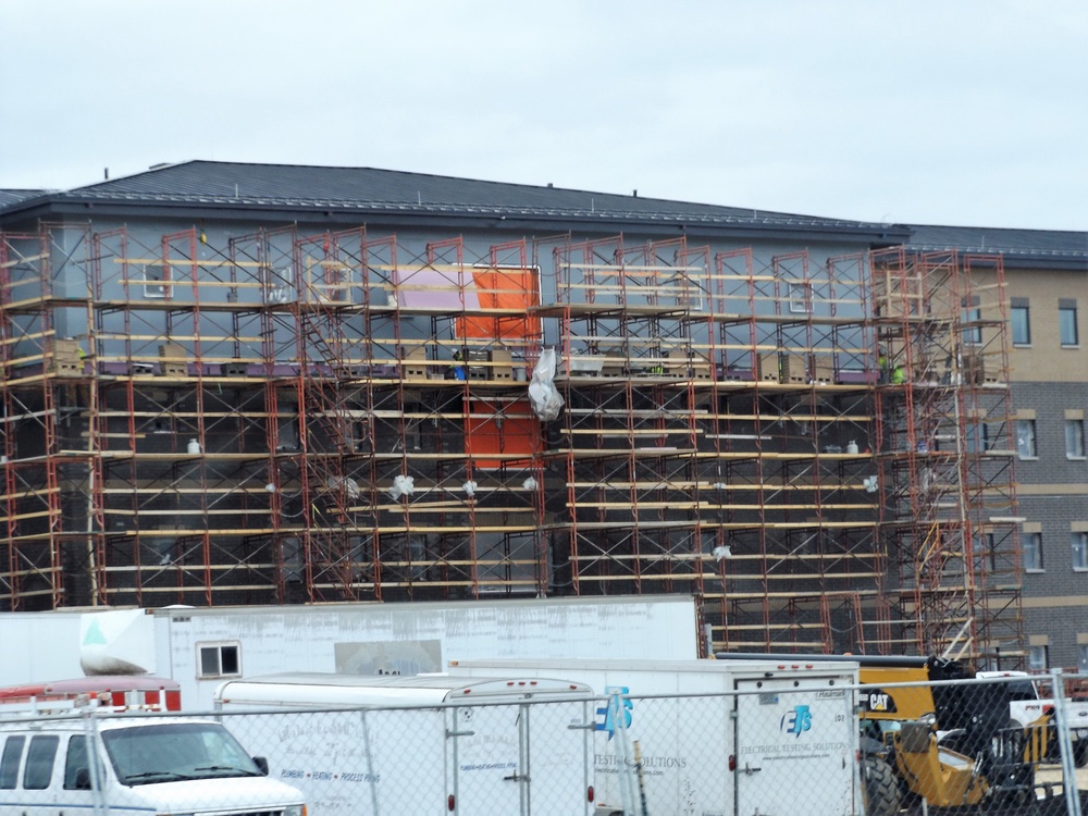 Construction of new, modern barracks building continues at Fort McCoy