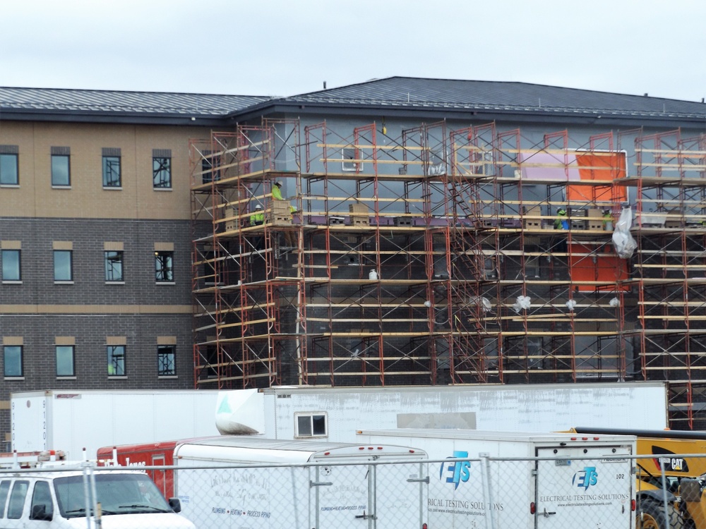 Construction of new, modern barracks building continues at Fort McCoy