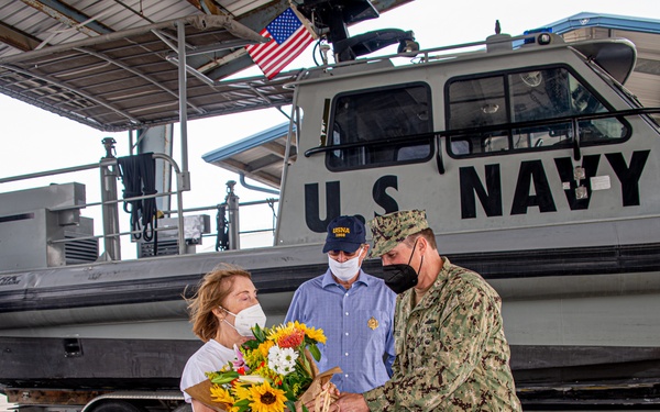 CAPT David P. Ziegler Promotion Ceremony held onboard NWS Seal Beach