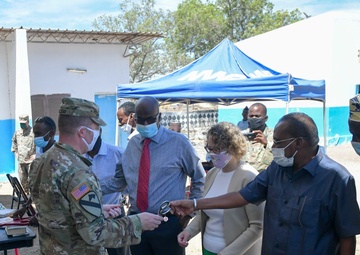 Army Civil Affairs Assist with Library Inauguration