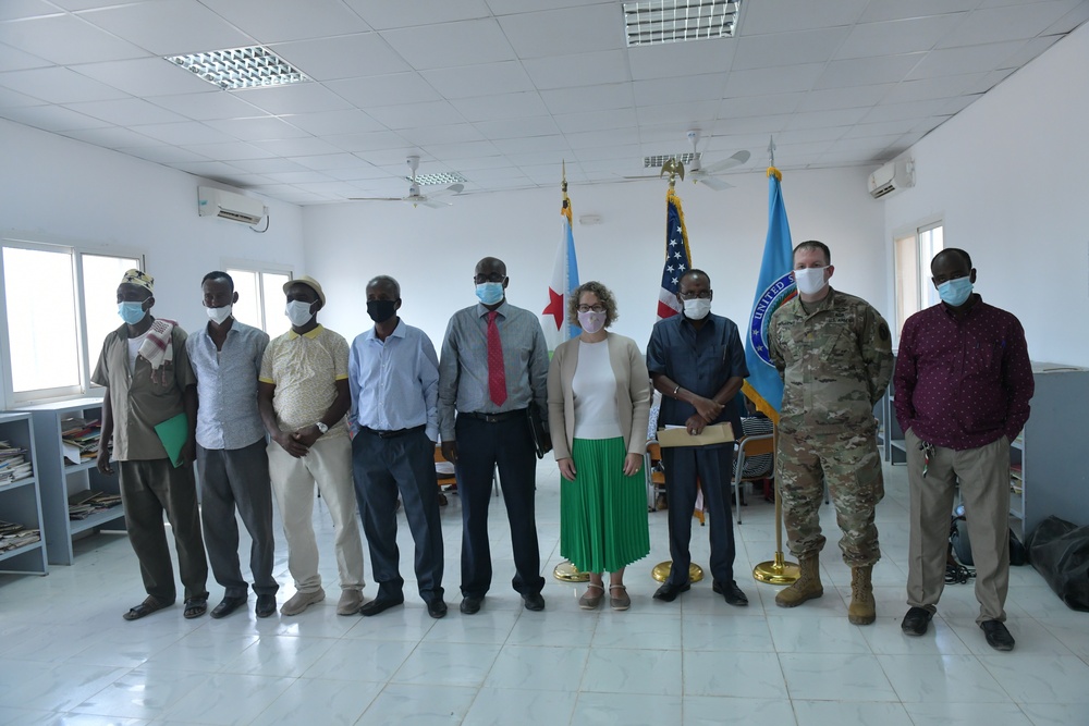 U.S. Army Civil Affairs Assist with Library Inauguration