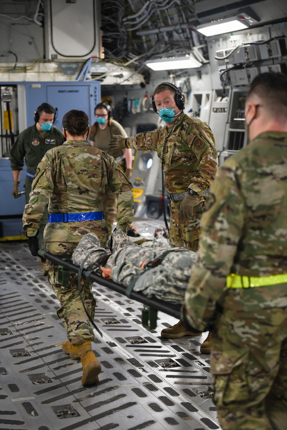 445th AW participates in USTRANSCOM exercise aeromedical teams and global patient movement