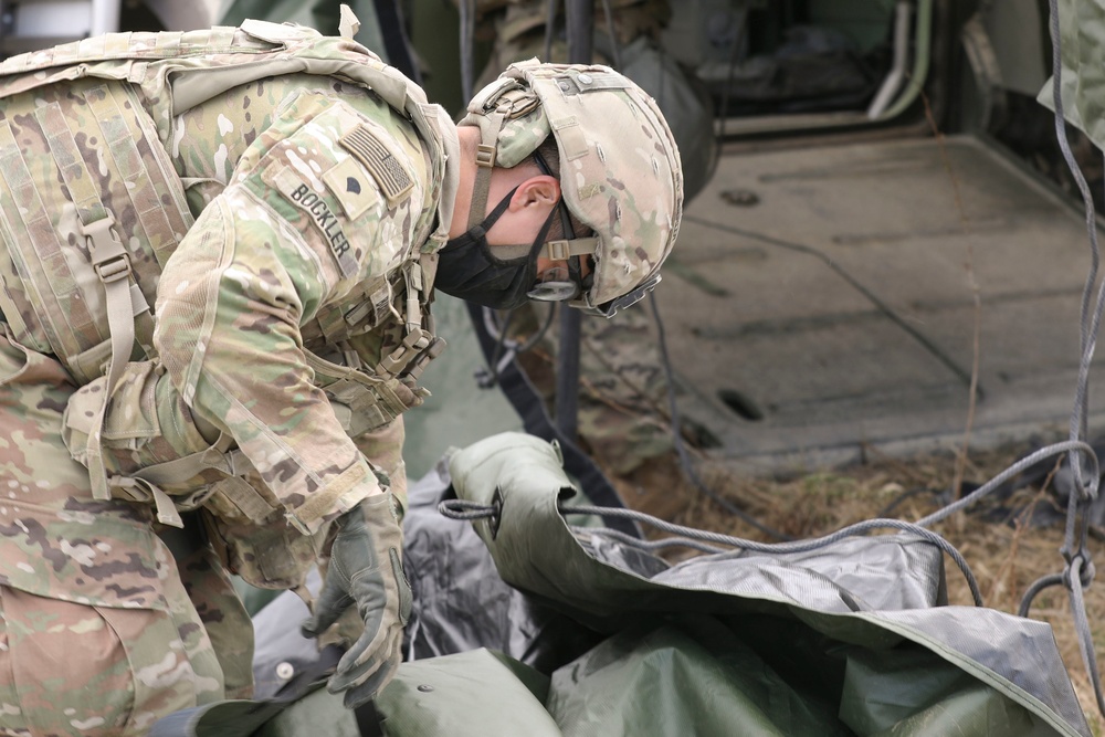 The 41st Field Artillery Starts Off &quot;Fires Shock&quot;