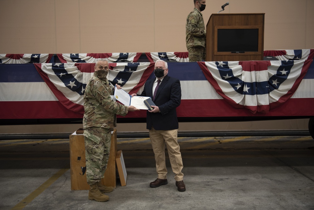 102nd Intelligence Wing Retired Col David McNulty Receives Recognition
