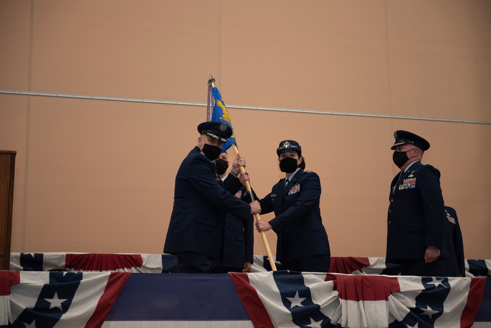 102nd IW Col. Wendy Armijo Assumed Command of 102 ISRG