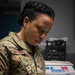 Staff Sgt. Lesley VanderWoude Checks an Emergency Checklist at the 110th Wing
