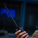 Staff Sgt. Lesley VanderWoude Uses the Radio at the 110th Wing
