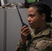 Staff Sgt. Lesley VanderWoude Takes a Radio Transmission at the 110th Wing