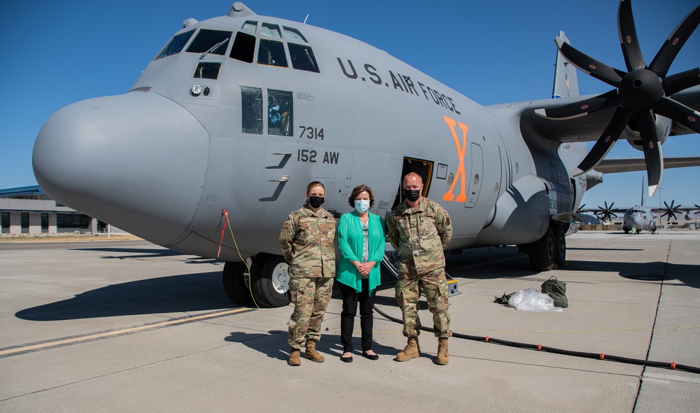 152nd Medical Group swears in new Honorary Commander