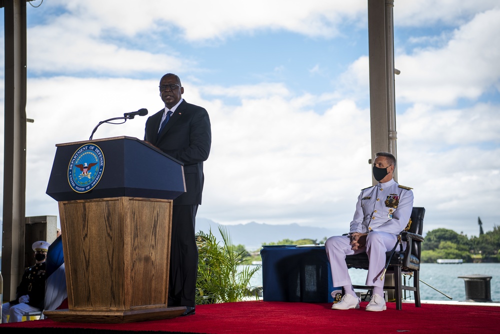 U.S. INDO-PACIFIC COMMAND CHANGE OF COMMAND CEREMONY