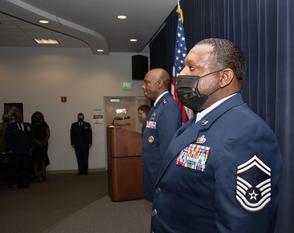 Senior Master Sgt. Thompson promoted to Chief