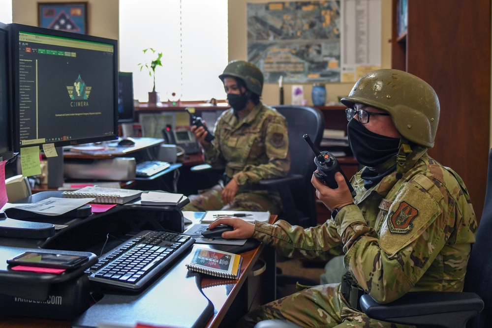Reservists conducts wing-wide exercise