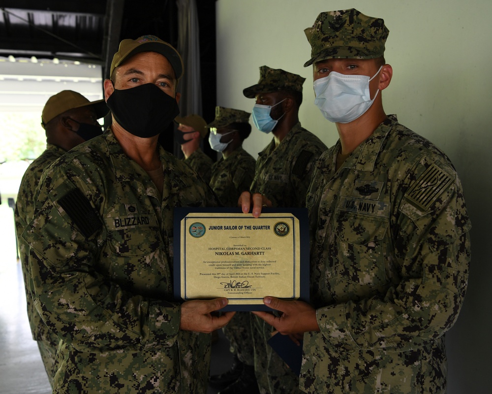 Awards Quarters Diego Garcia April 29, 2021