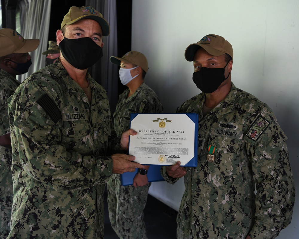 Awards Quarters Diego Garcia April 29, 2021