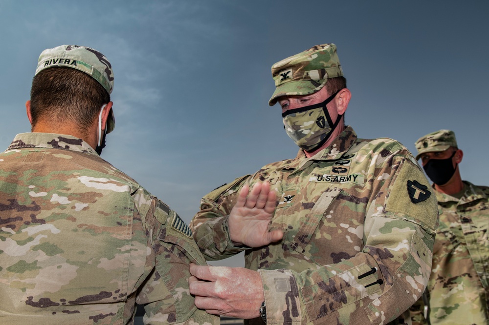 Texas Soldiers Earn Right Sleeve Insignia