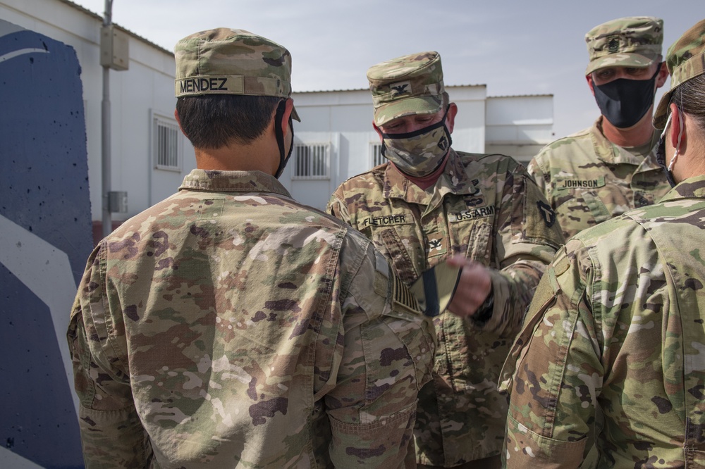 Texas Soldier Receives T- Patch