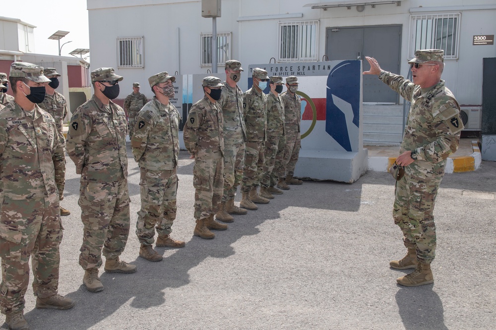 TF Spartan Soldiers Earn T-Patch