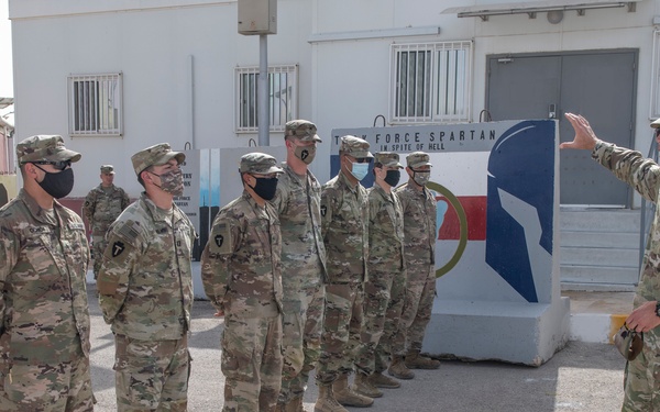 TF Spartan Soldiers Earn T-Patch