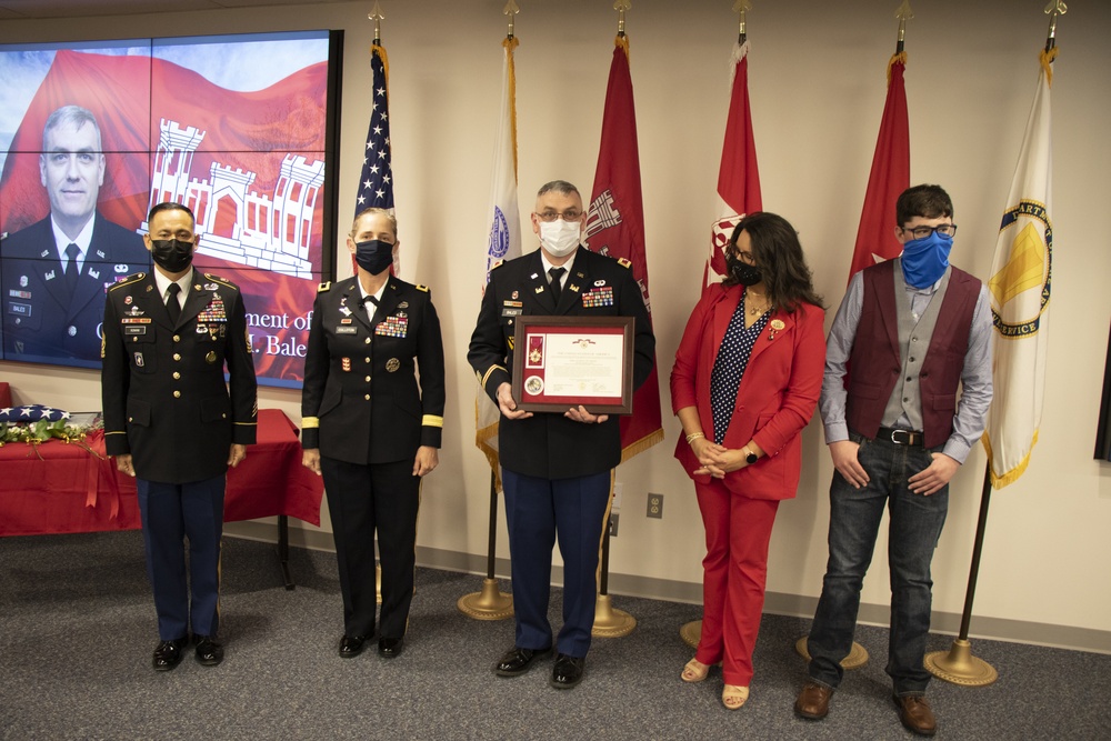 Retirement of Colonel Stephen H. Bales