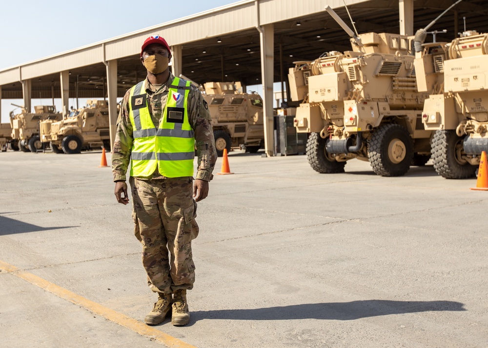 401st Army Field Support Brigade Motor Pool Maintenance Checks