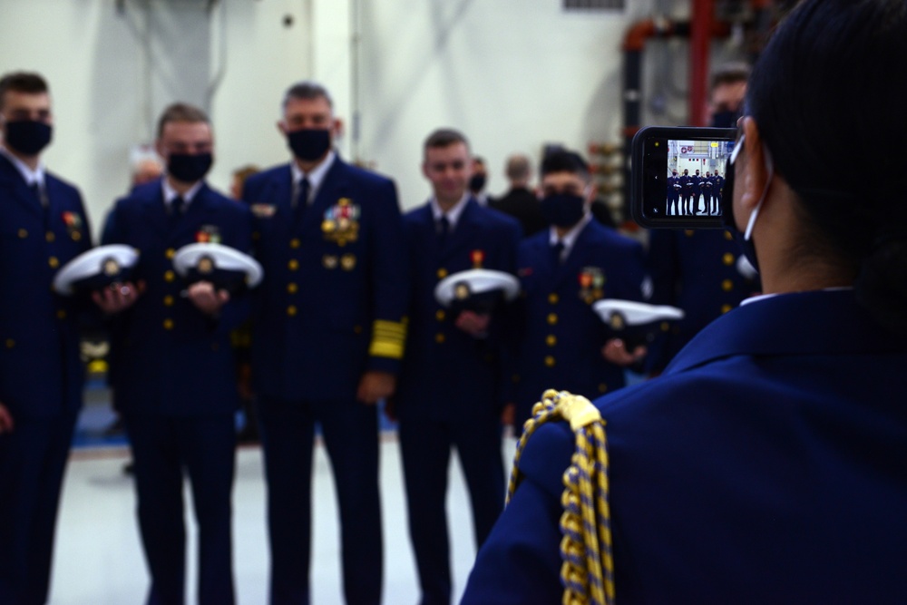 Coast Guard Cutter Douglas Munro decommissioning ceremony