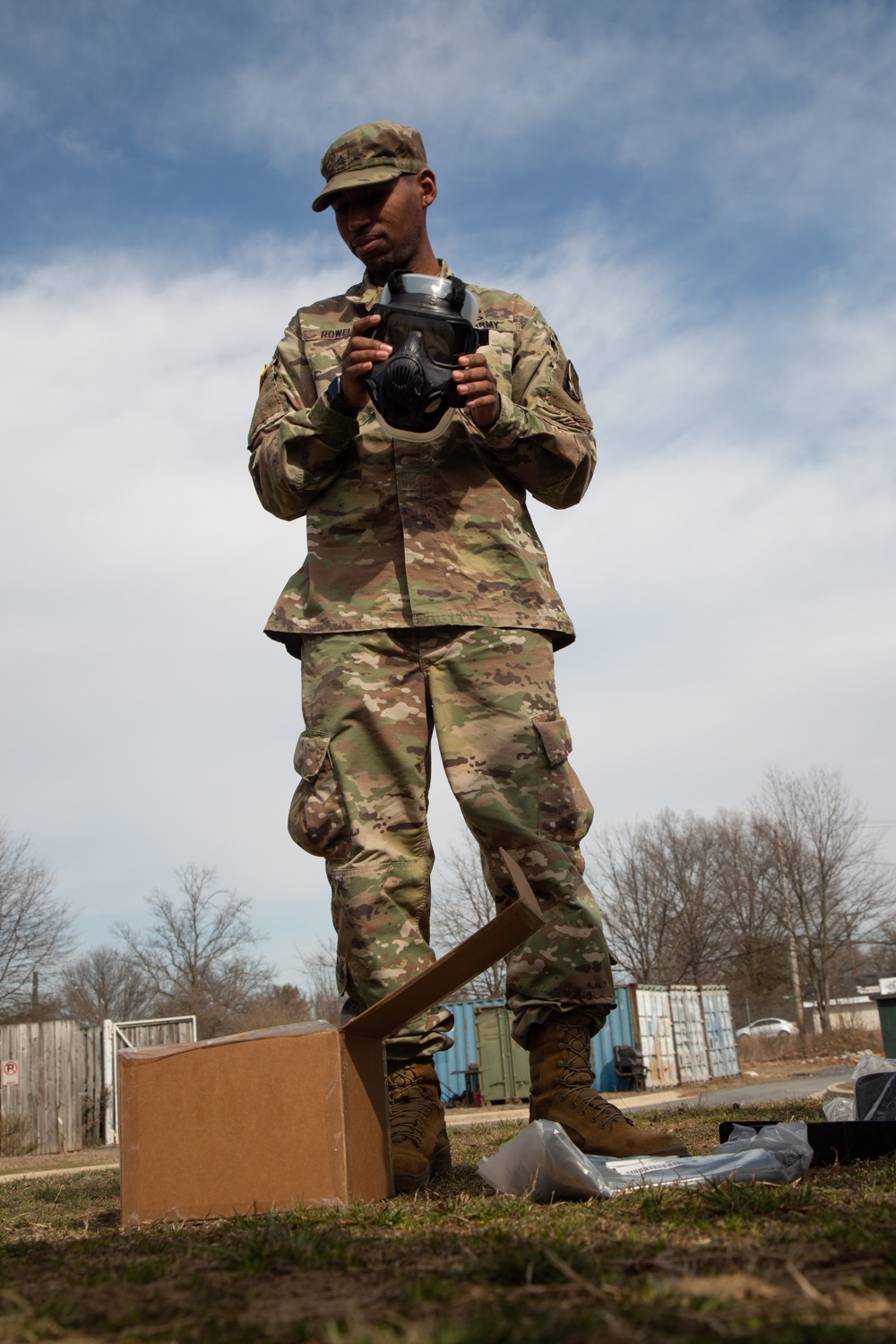 Sgt. Rowell instructs CBRNE class