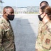 Photo of Chief Master Sgt. Maurice L. Williams, command chief, Air National Guard, visiting the 116th Air Control Wing